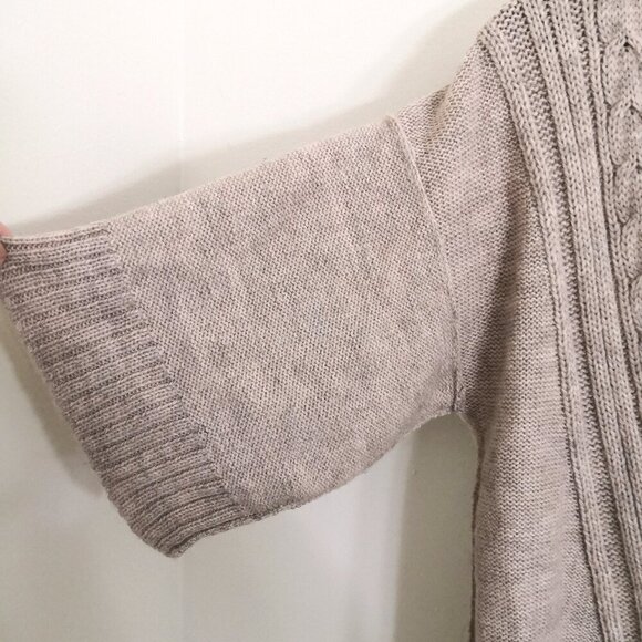 Banana Republic Wool Alpaca Blend Faux Wrap Sweater Size S - Picture 3 of 4